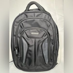 NWT Perry Ellis Men’s Laptop Backpack Briefcase Dad gift Black Classy M 160